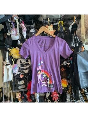 Y2K Paul Frank Graphic V-Neck Tee